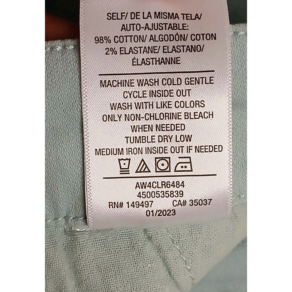 JOE"S Jeans Men's Sz 38 Trouser Shorts 9" Chinos Capri Sea/ Lt. Green NWT $158 - Picture 10 of 13